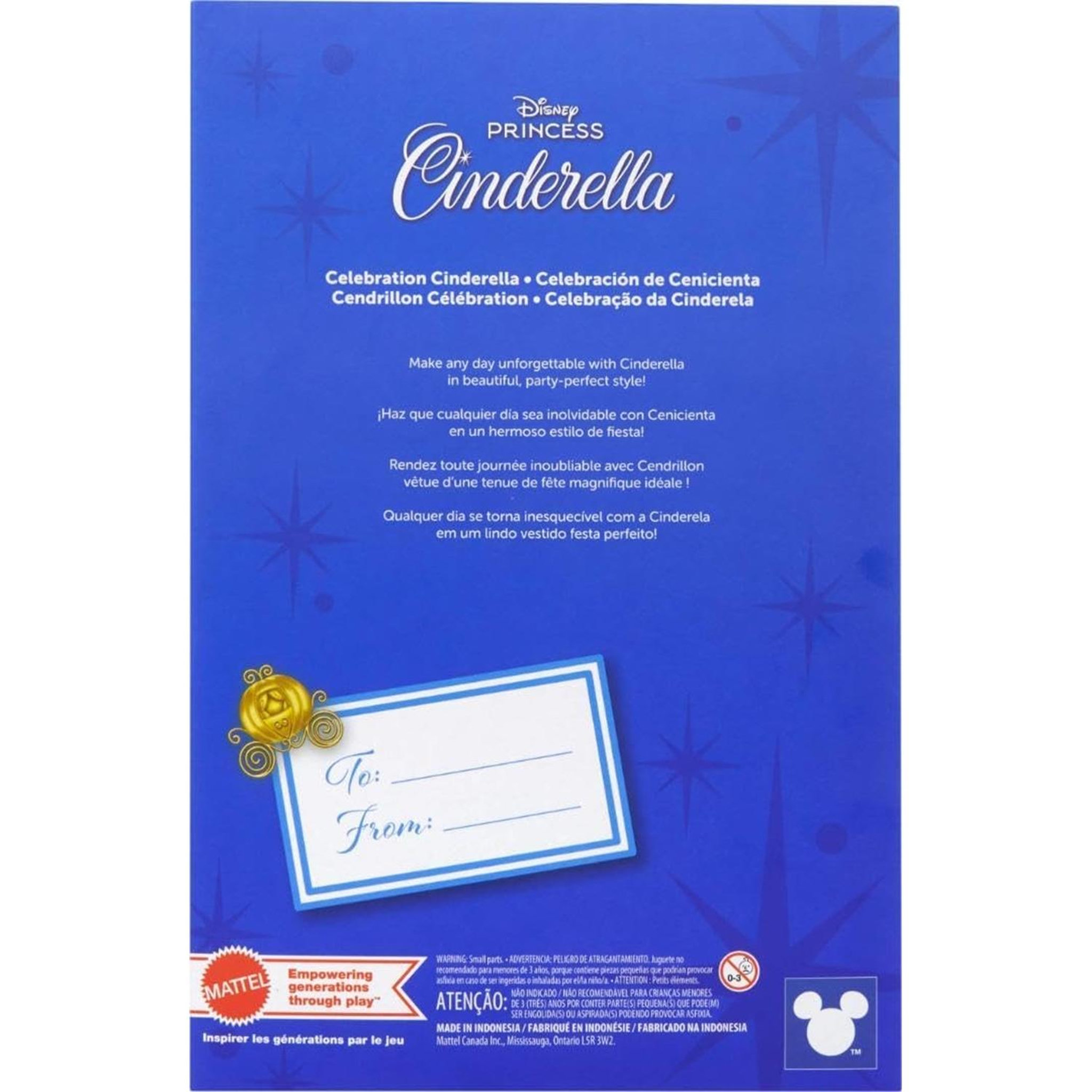 Voir la diapositive 6 : MATTEL Disney - Princesse Cendrillon fête d'anniversaire
