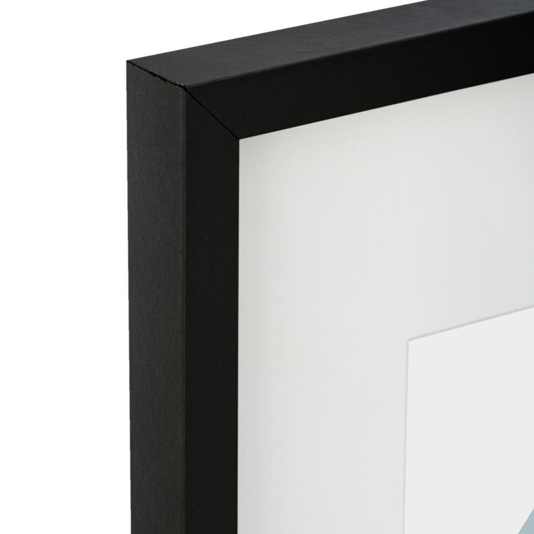 Voir la diapositive 2 : ATMOSPHERA Cadre photo en verre  manu  40x50cm noir