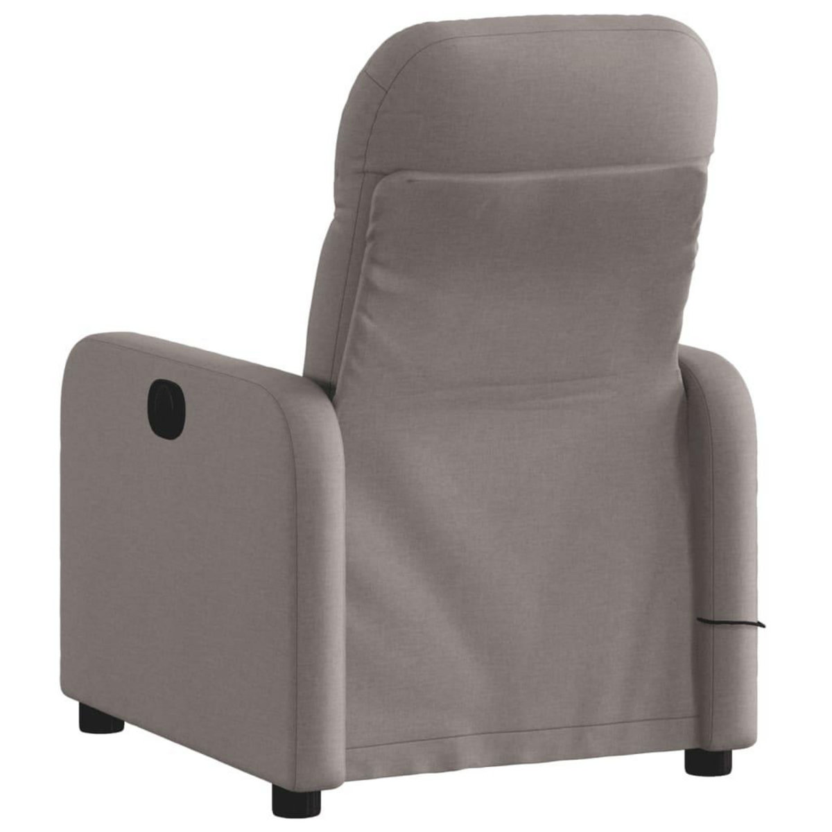 VIDAXL Fauteuil de massage inclinable Taupe Tissu