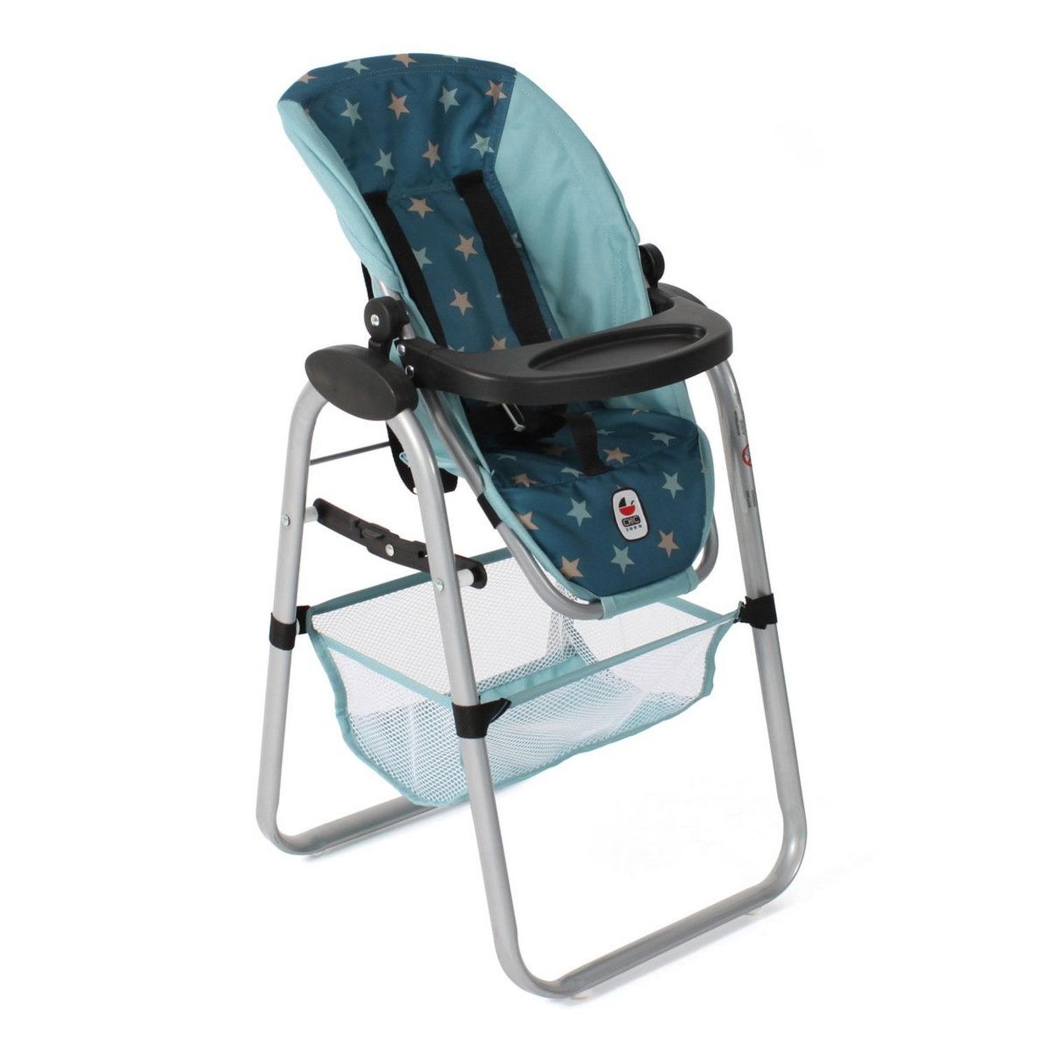 BAYER CHIC 2000 Bayer Chic 2000 Chaise haute pour poupées - Étoile turquoise
