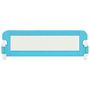 Voir la diapositive 3 : VIDAXL Barriere de securite de lit d'enfant Bleu 120x42 cm Polyester