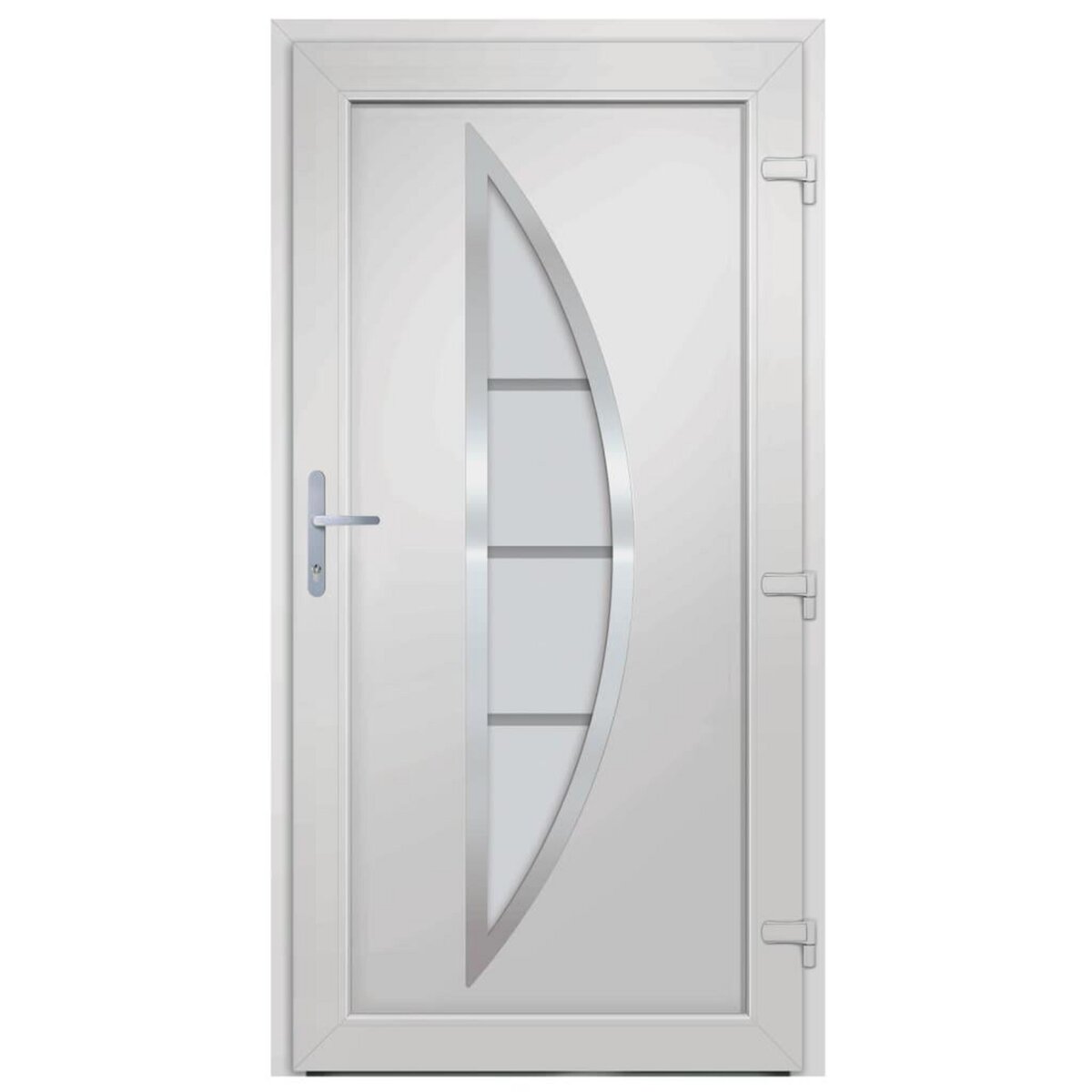 VIDAXL Porte d'entree Blanc 98x208 cm PVC