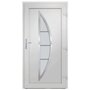 Voir la diapositive 5 : VIDAXL Porte d'entree Blanc 98x208 cm PVC