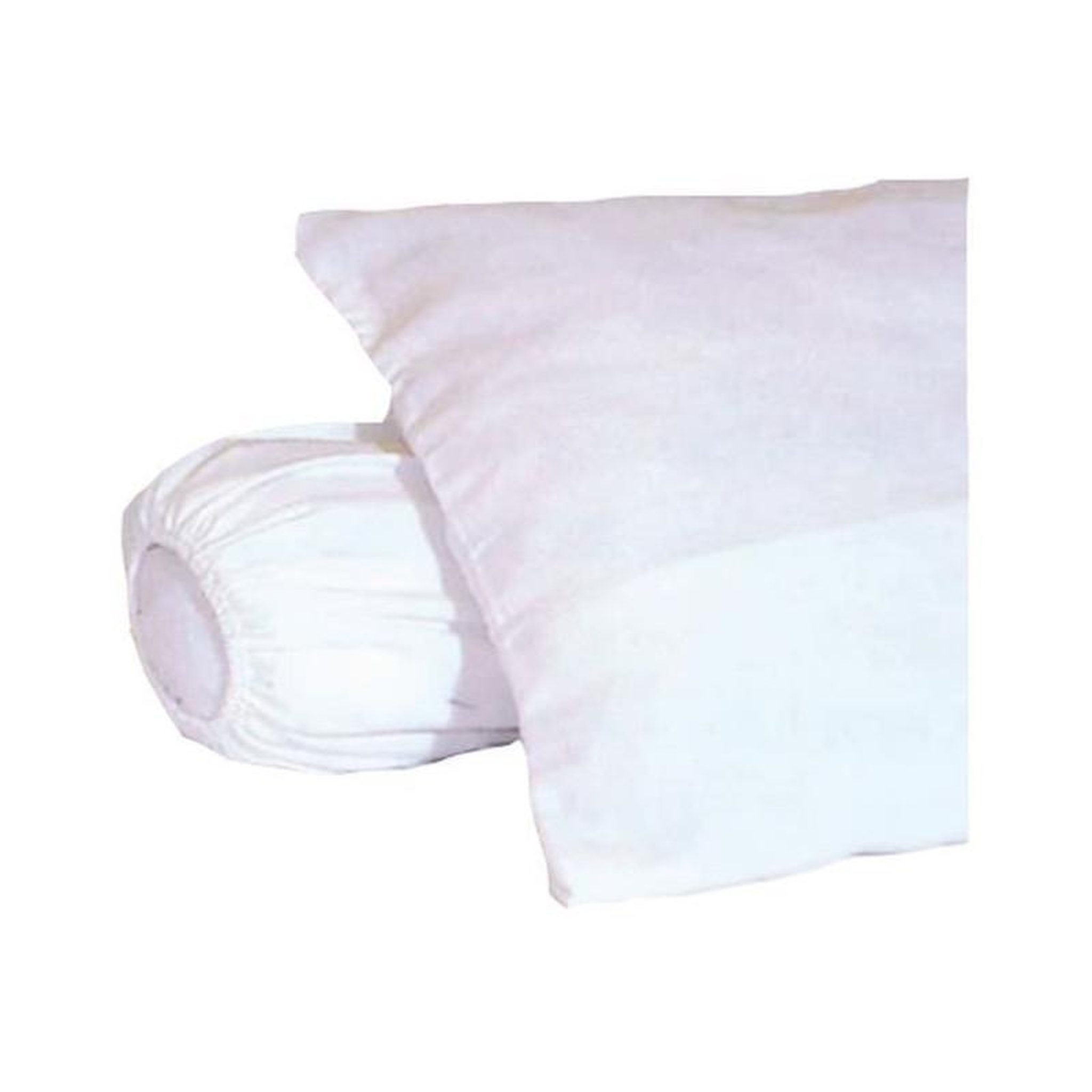 POYET MOTTE Sous-taie doreiller molleton 100% coton gratte 60x60 cm blanc