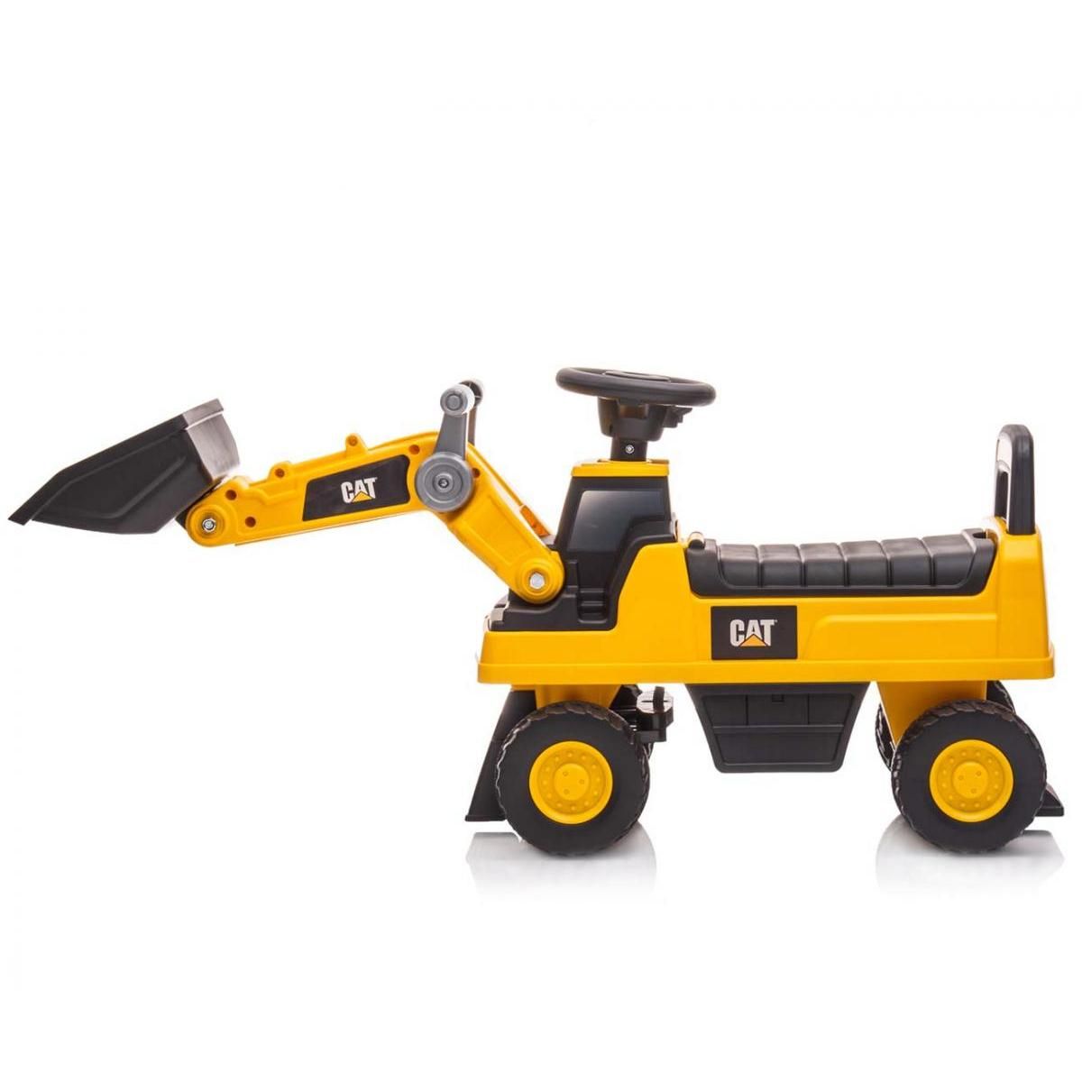 MILLY MALLY Chargeur Jaune CAT - Véhicule Enfant avec Détails Réalistes