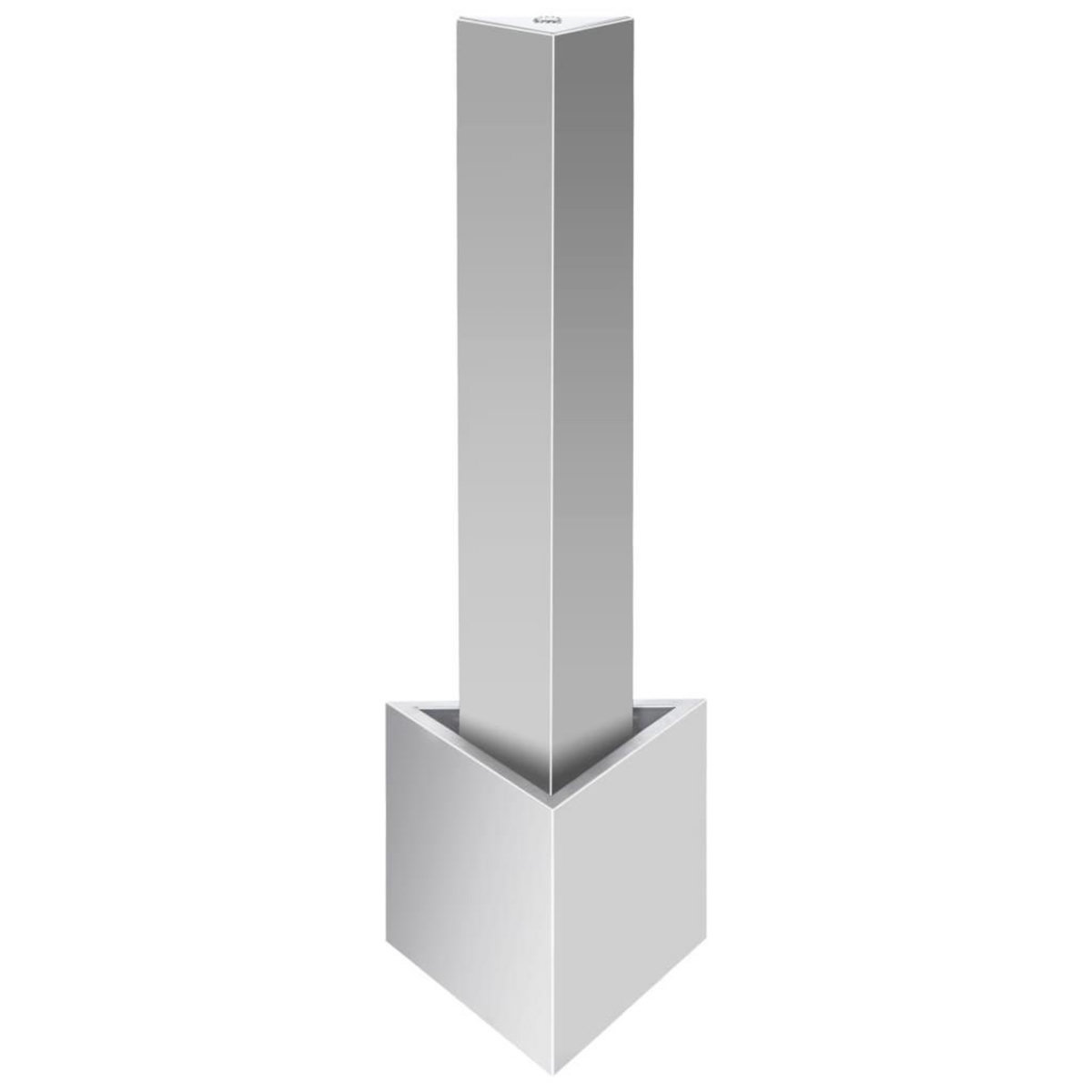 VIDAXL Fontaine de jardin Argente 37,7x32,6x110 cm Acier inoxydable