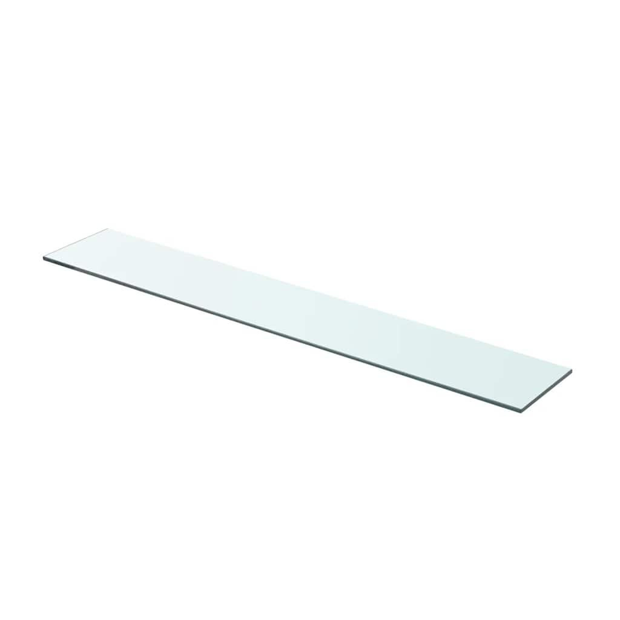 Voir la diapositive 2 : VIDAXL Panneaux d'etagere 2 pcs Verre Transparent 80 x 12 cm