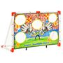 Voir la diapositive 3 : VIDAXL Ensemble de buts de football enfant avec panneau 120x51x77,5 cm
