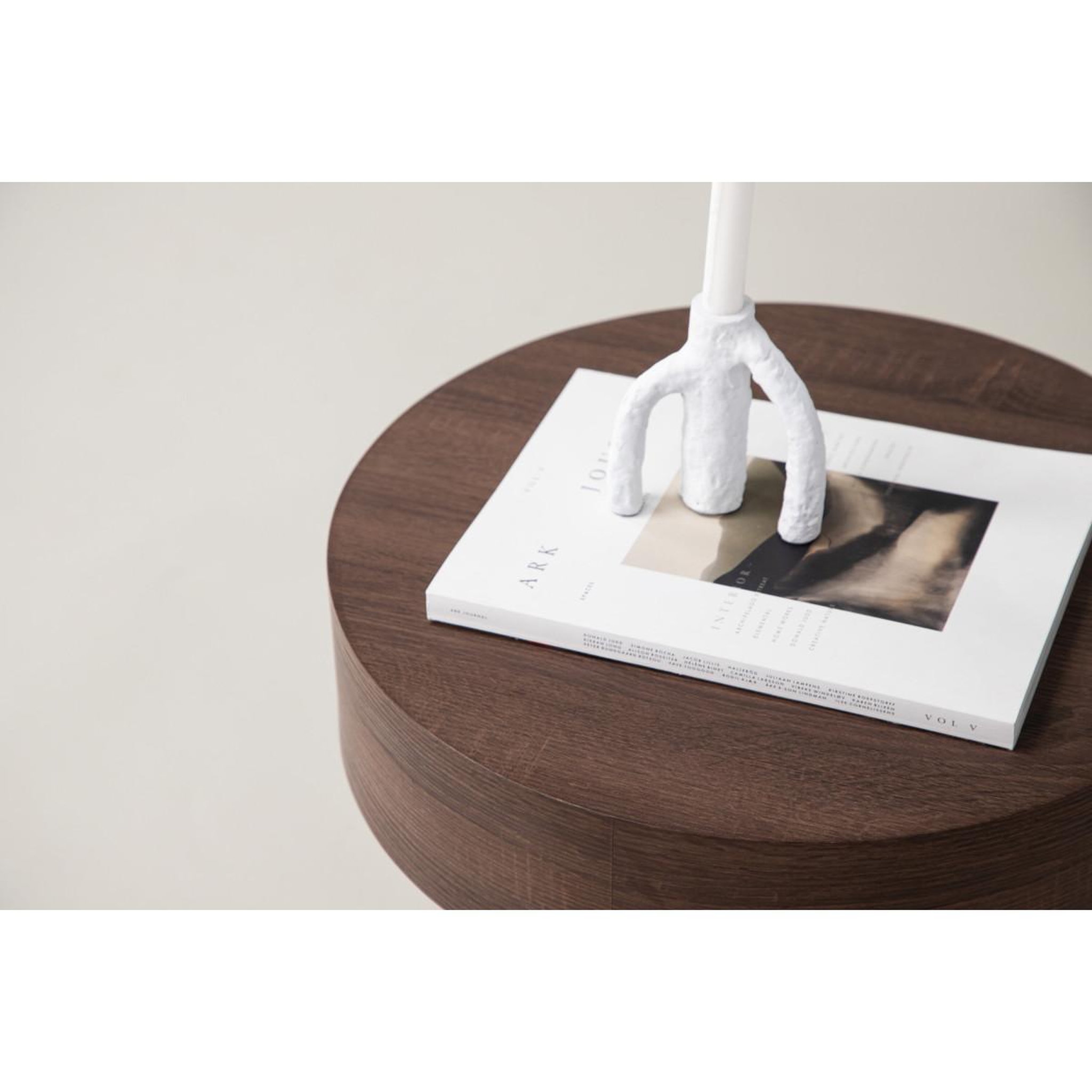 Voir la diapositive 4 : Paris Prix Table d'appoint design  malung  50cm marron