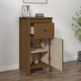 Voir la diapositive 3 : VIDAXL Buffet marron miel 40x35x80 cm bois massif de pin