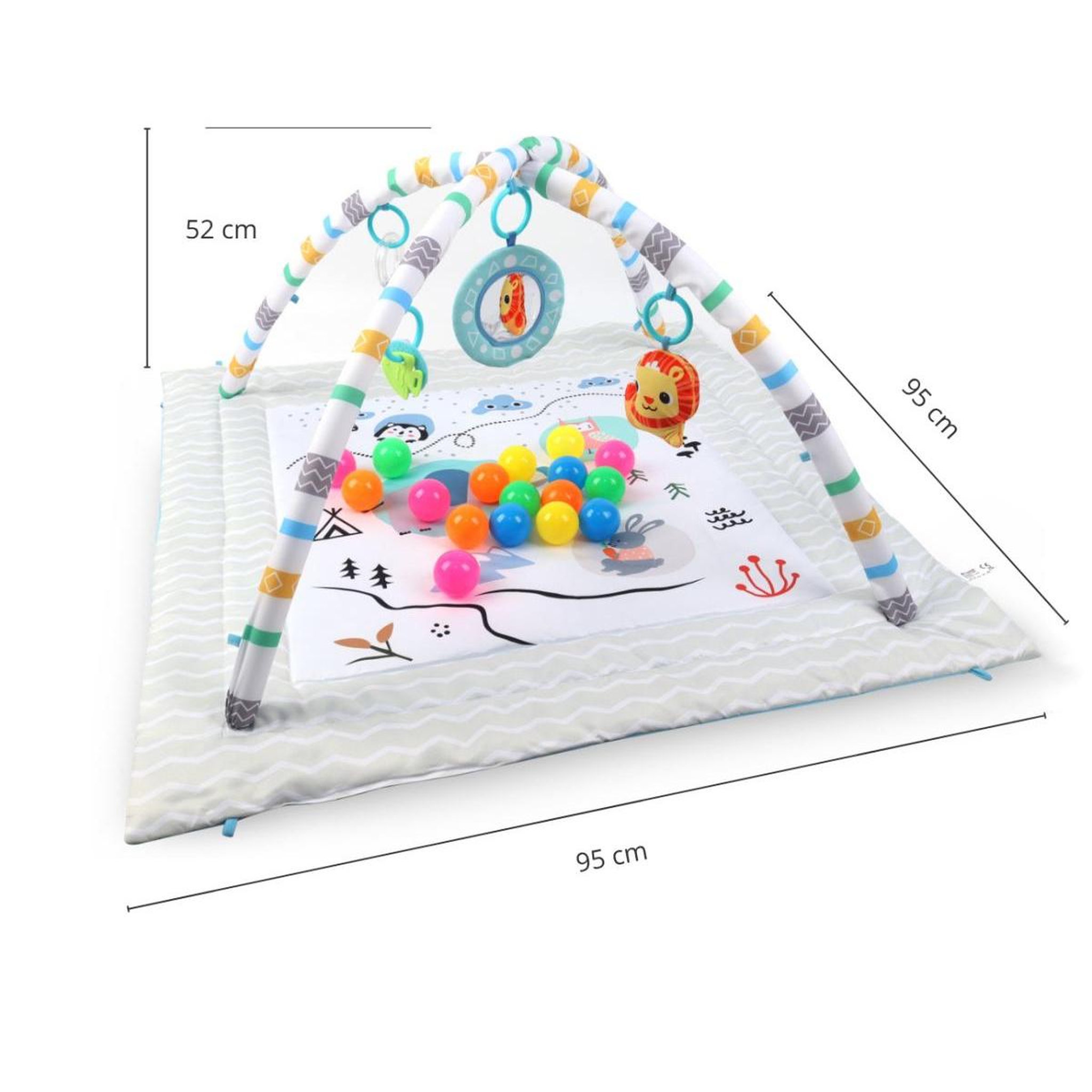Voir la diapositive 3 : MILLY MALLY Tapis éducatif 2-en-1 TinyMini Amusement à la montagne