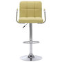 Voir la diapositive 2 : VIDAXL Chaise de bar Vert Tissu