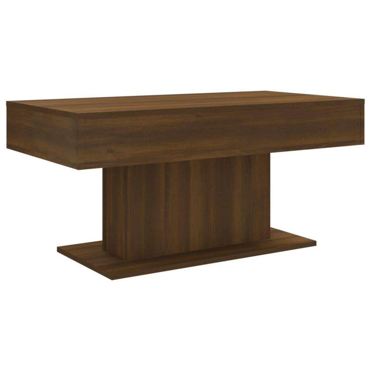VIDAXL Table basse Chene marron 96x50x45 cm Bois d'ingenierie