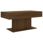 Voir la diapositive 2 : VIDAXL Table basse Chene marron 96x50x45 cm Bois d'ingenierie