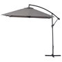 Voir la diapositive 1 : Habitat et Jardin Parasol jardin déporté  Alu  Ilios 3  - Carré - 3 x3 m - Gris