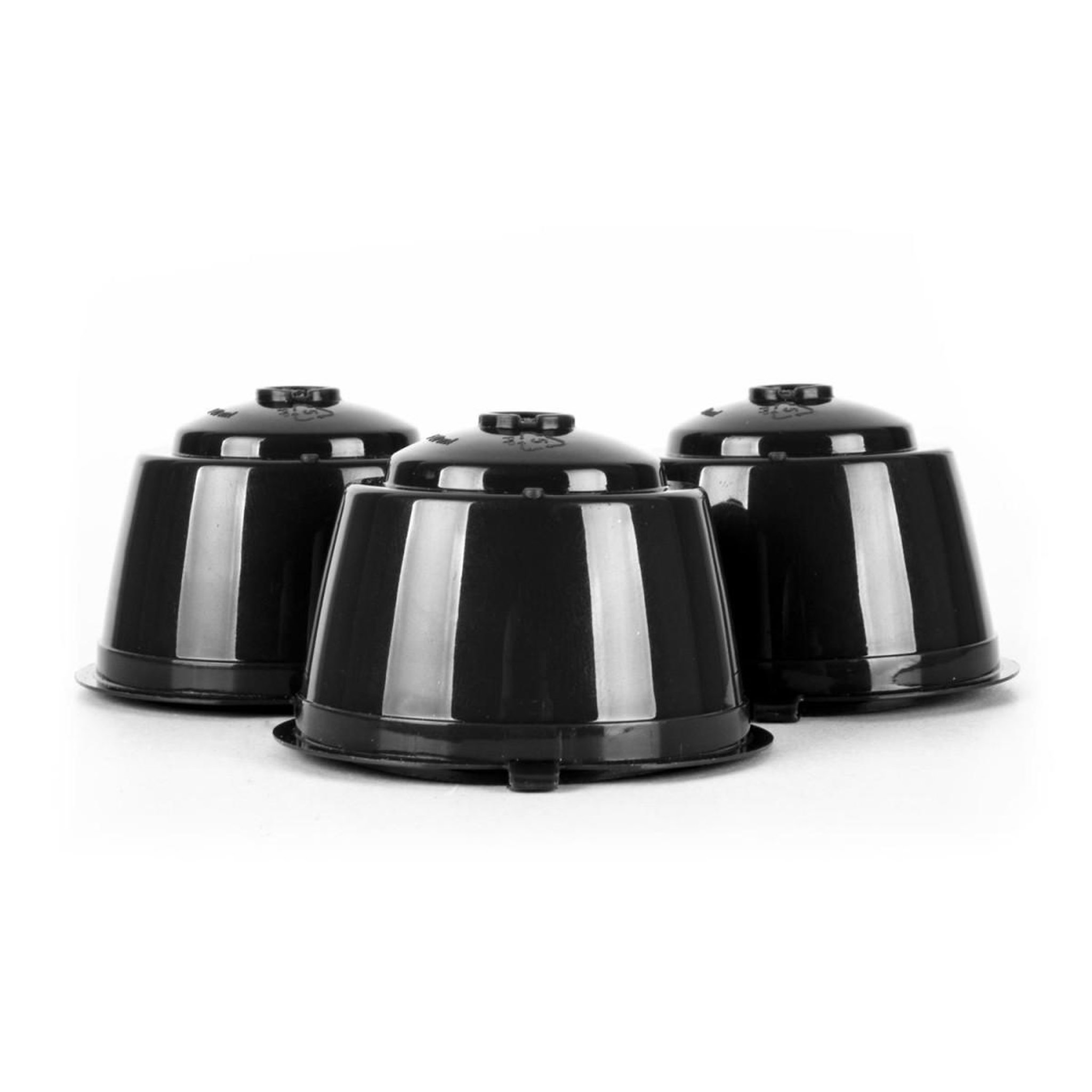 COOK CONCEPT Lot de 3 Capsules à Café  Ecolo  5cm Noir