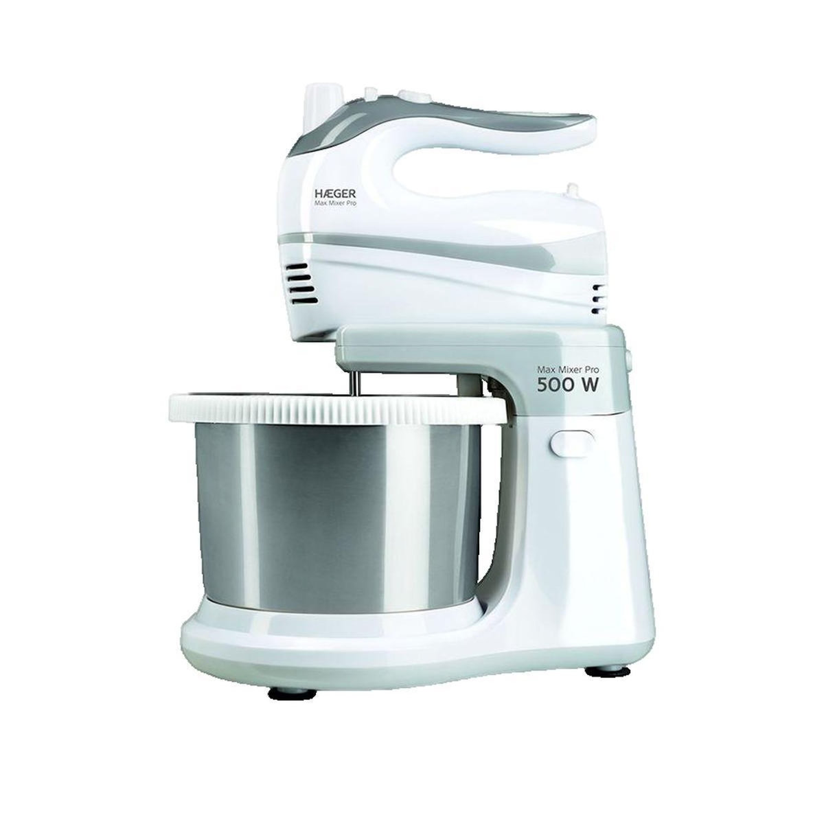 HAGER Batidora-Amasadora Haeger 5608475009471 bol en acier inoxydable 2 litres blanc
