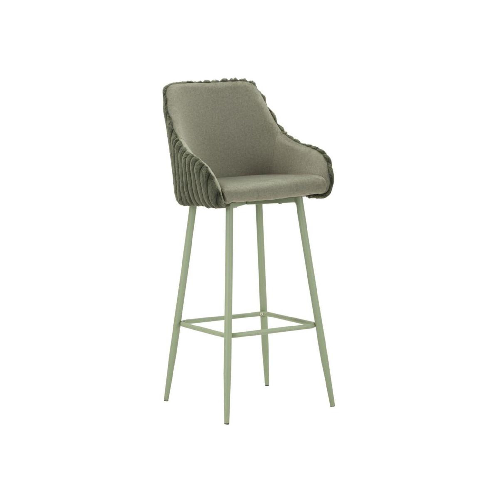Voir la diapositive 2 : Paris Prix Lot de 2 chaises de bar  alaska  111cm vert
