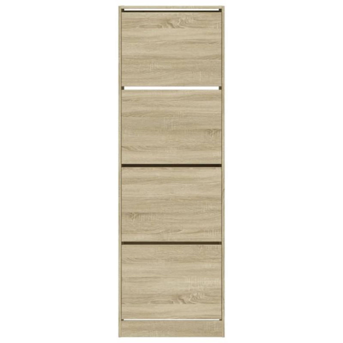VIDAXL Armoire à chaussures 4 tiroirs rabattables chêne sonoma