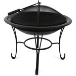 Habitat et Jardin Chauffage d'extérieur  Brasero 2  - Ø 76 cm - Noir