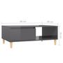 Voir la diapositive 6 : VIDAXL Table basse gris brillant 90x60x35 cm bois d'ingenierie
