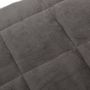 Voir la diapositive 4 : VIDAXL Couverture lestee Gris 200x225 cm 13 kg Tissu