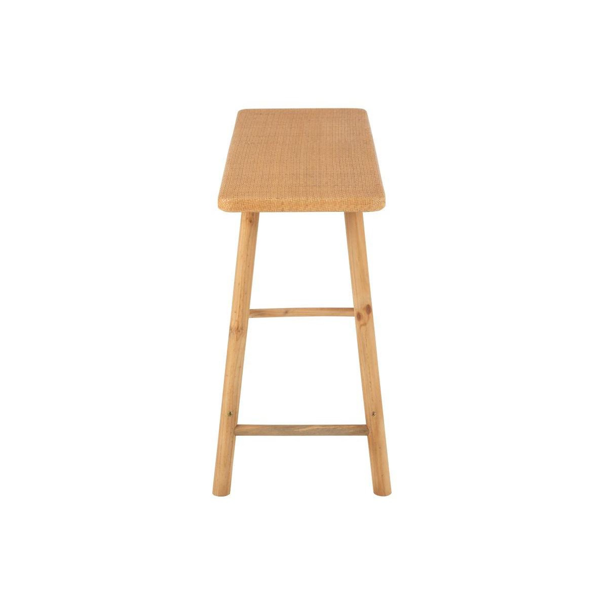 Voir la diapositive 2 : J-LINE Console cannage en rotin  malinda  120cm naturel