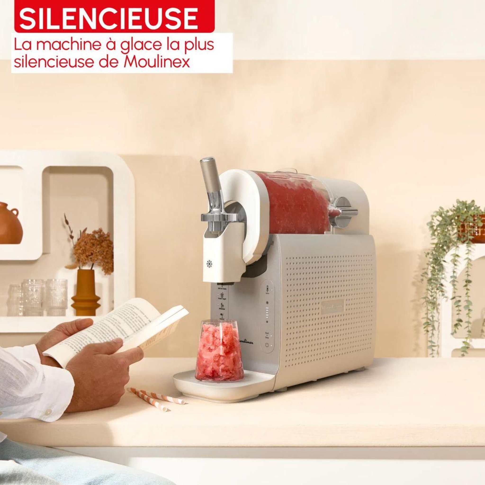 Voir la diapositive 5 : MOULINEX Sorbetière freezi machine à glaces mj803af0