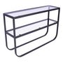 Voir la diapositive 1 : Paris Prix Console Design en Verre  Rocker  110cm Noir