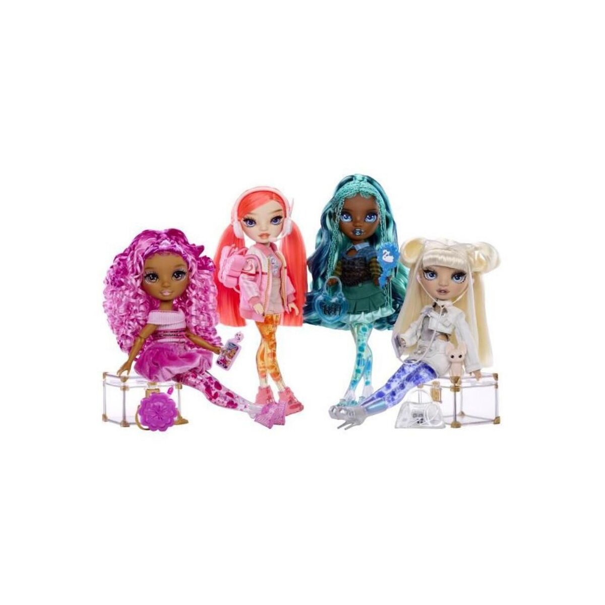 Rainbow Rainbow High Sparkle & Shine Doll- Pink