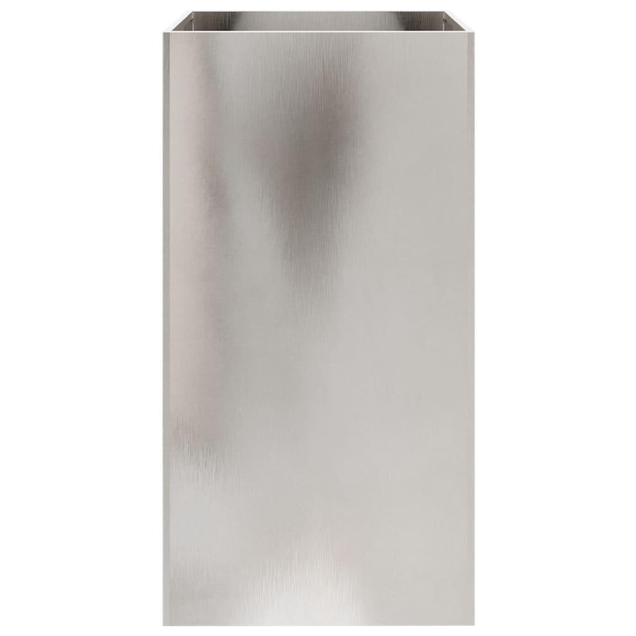 Voir la diapositive 5 : VIDAXL Jardiniere argente 42x38x75 cm acier inoxydable
