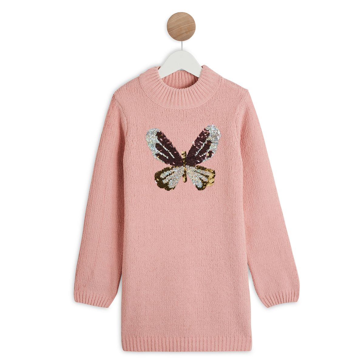 INEXTENSO Robe tricot chenille fille