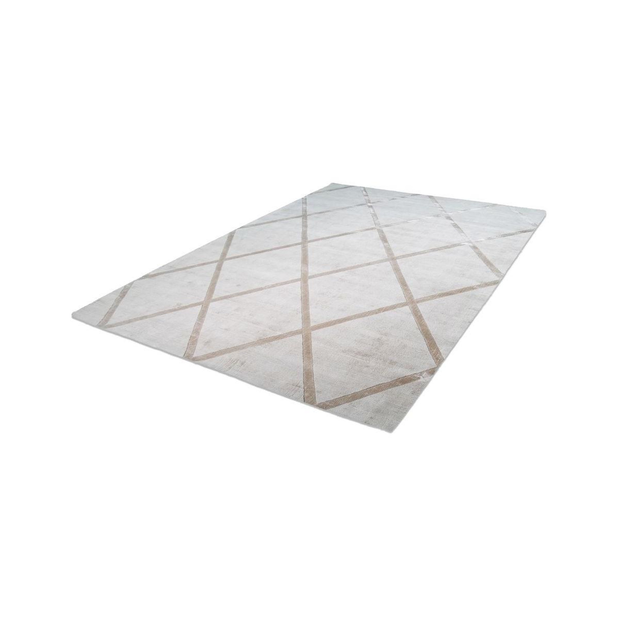 Voir la diapositive 4 : Paris Prix Tapis géométrique à poils courts  luxury ii  taupe