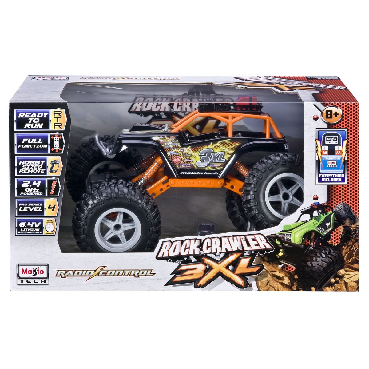 Rock Crawler radiocommandé Maisto 3XL Orange