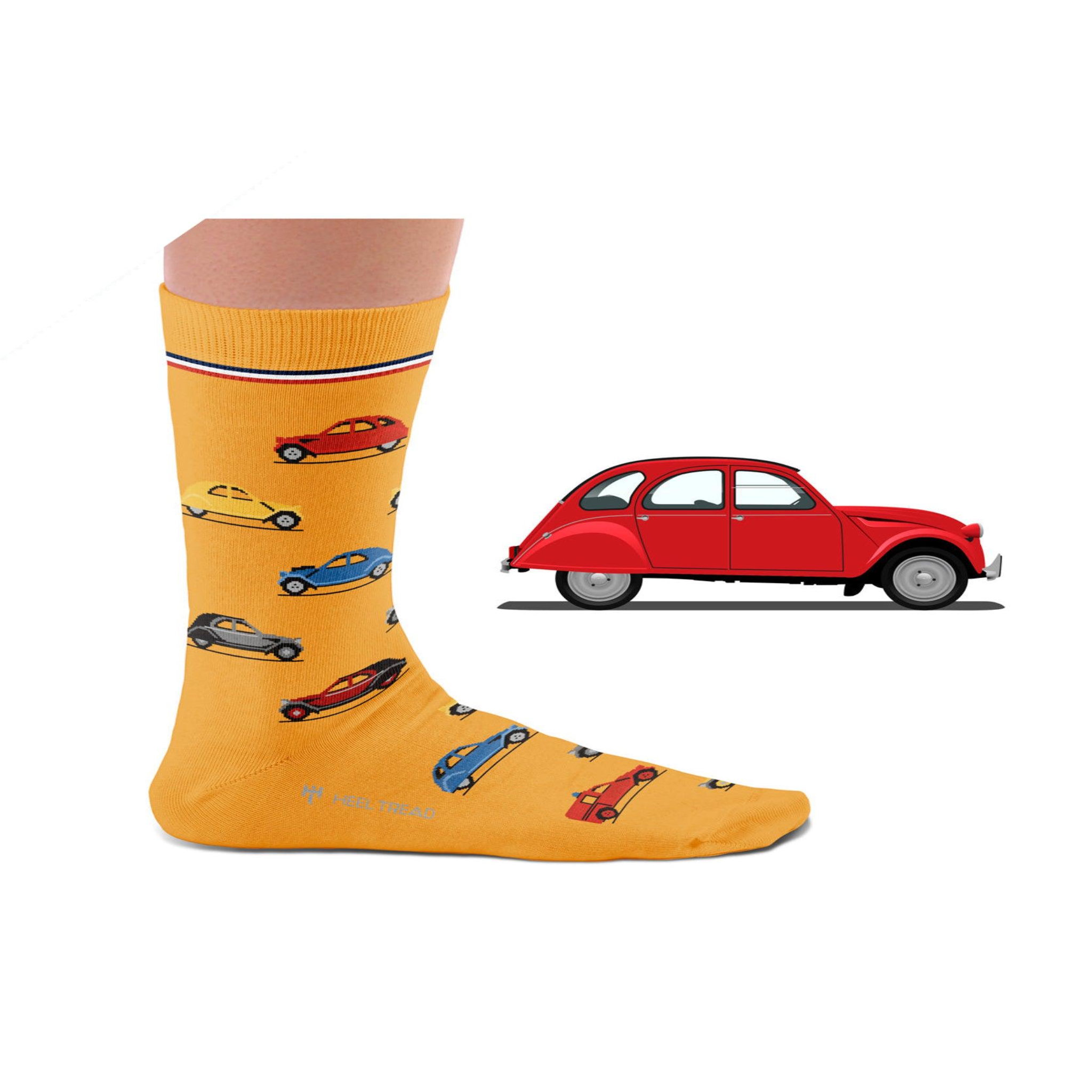 Voir la diapositive 2 : SOCK AFFAIRS Chaussettes 2cv citroën