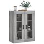 Voir la diapositive 4 : VIDAXL Armoire murale sonoma gris 69,5x34x90 cm