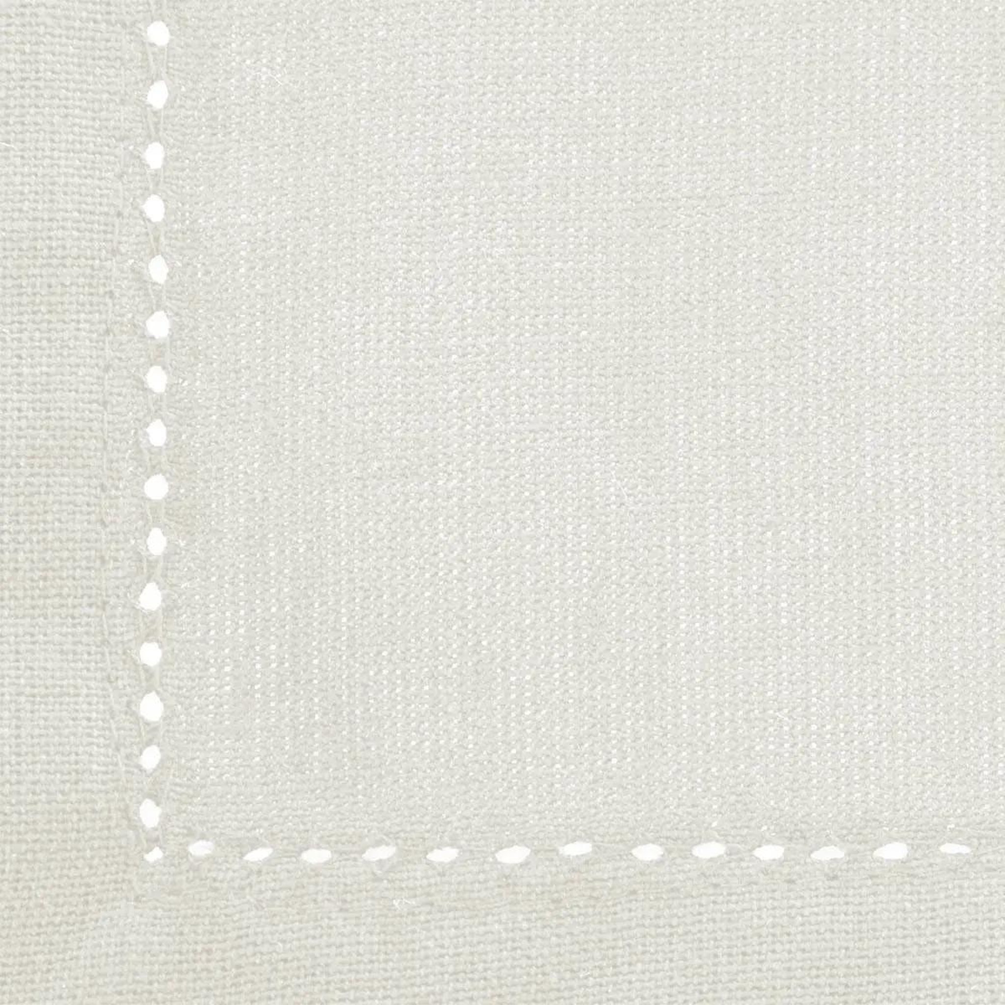 Voir la diapositive 2 : ATMOSPHERA Lot de 4 serviettes de table  chambray  40x40cm ecru