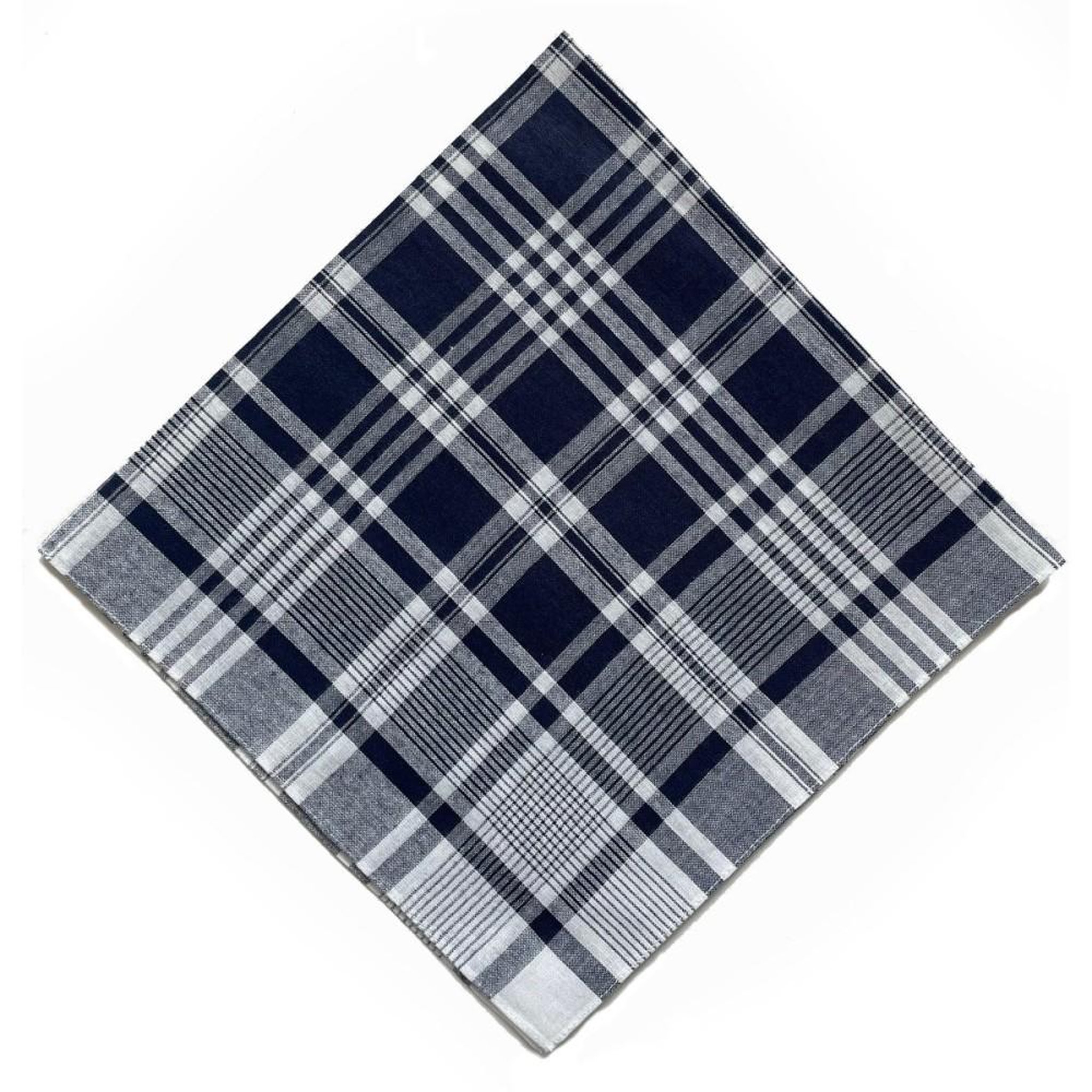 VANDERSICKEL Lot de 12 mouchoirs Homme travail 50x50 cm 100% coton
