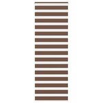 VIDAXL Store zebre marron 85x200 cm largeur du tissu 80,9 cm polyester