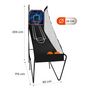Voir la diapositive 4 : BUMBER Panier de basket pliable Monoshot SAN DIEGO avec Compteur de point électronique