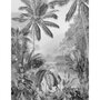 Komar Komar Papier peint photo Lac Tropical Black & White 200x270 cm