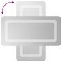 Voir la diapositive 4 : VIDAXL Miroir de salle de bain a LED 30x60 cm
