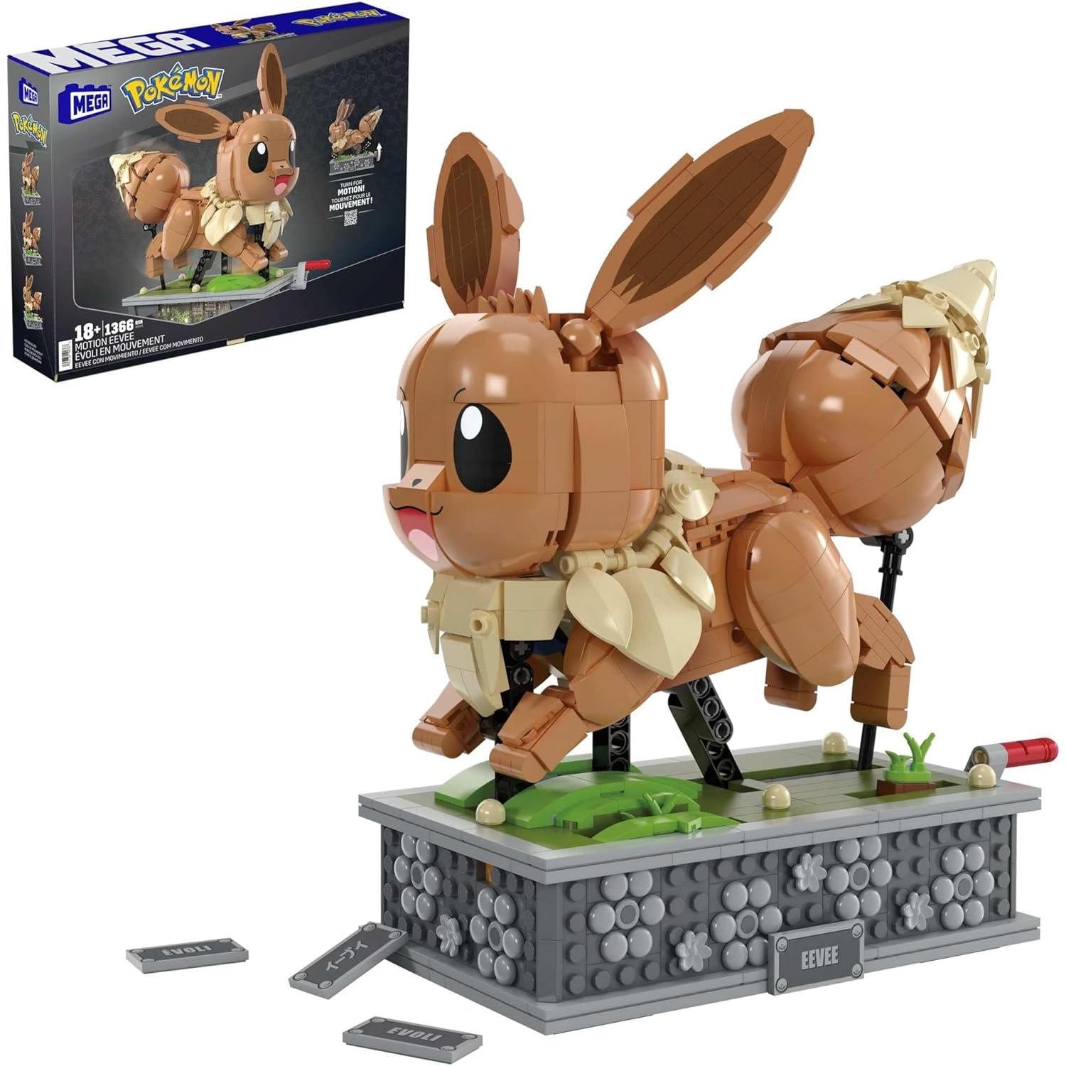 Mega Pokémon - Figurine Évoli en mouvement