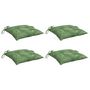Voir la diapositive 3 : VIDAXL Coussins de chaise lot de 4 a motif de feuilles 50x50x7cm tissu