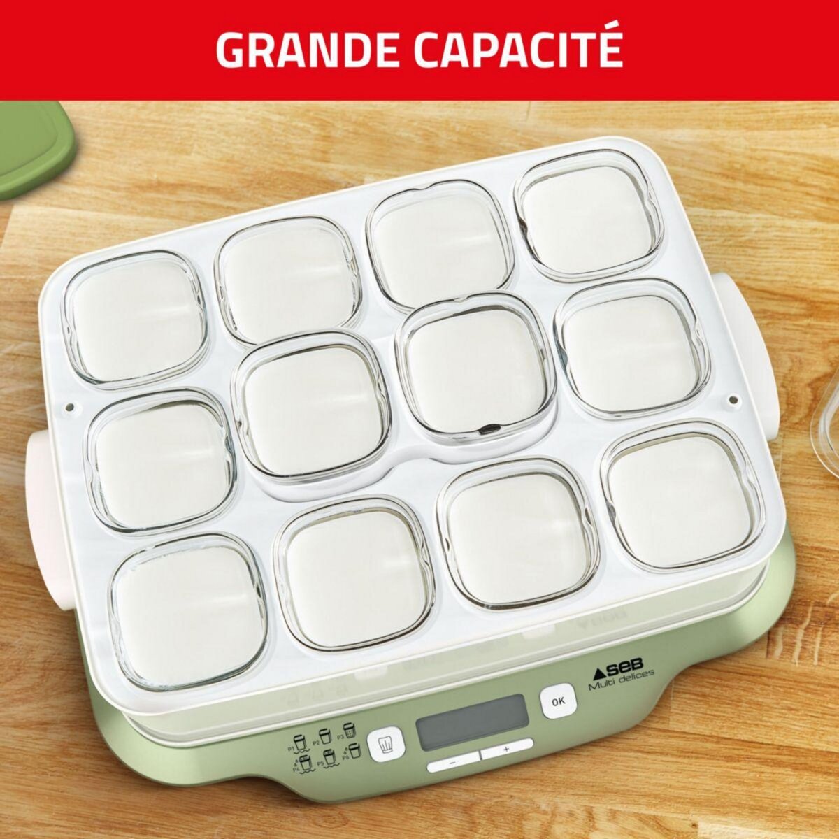 SEB Yaourtière et fromagère YG661310 MultiDelices Express & Végétal