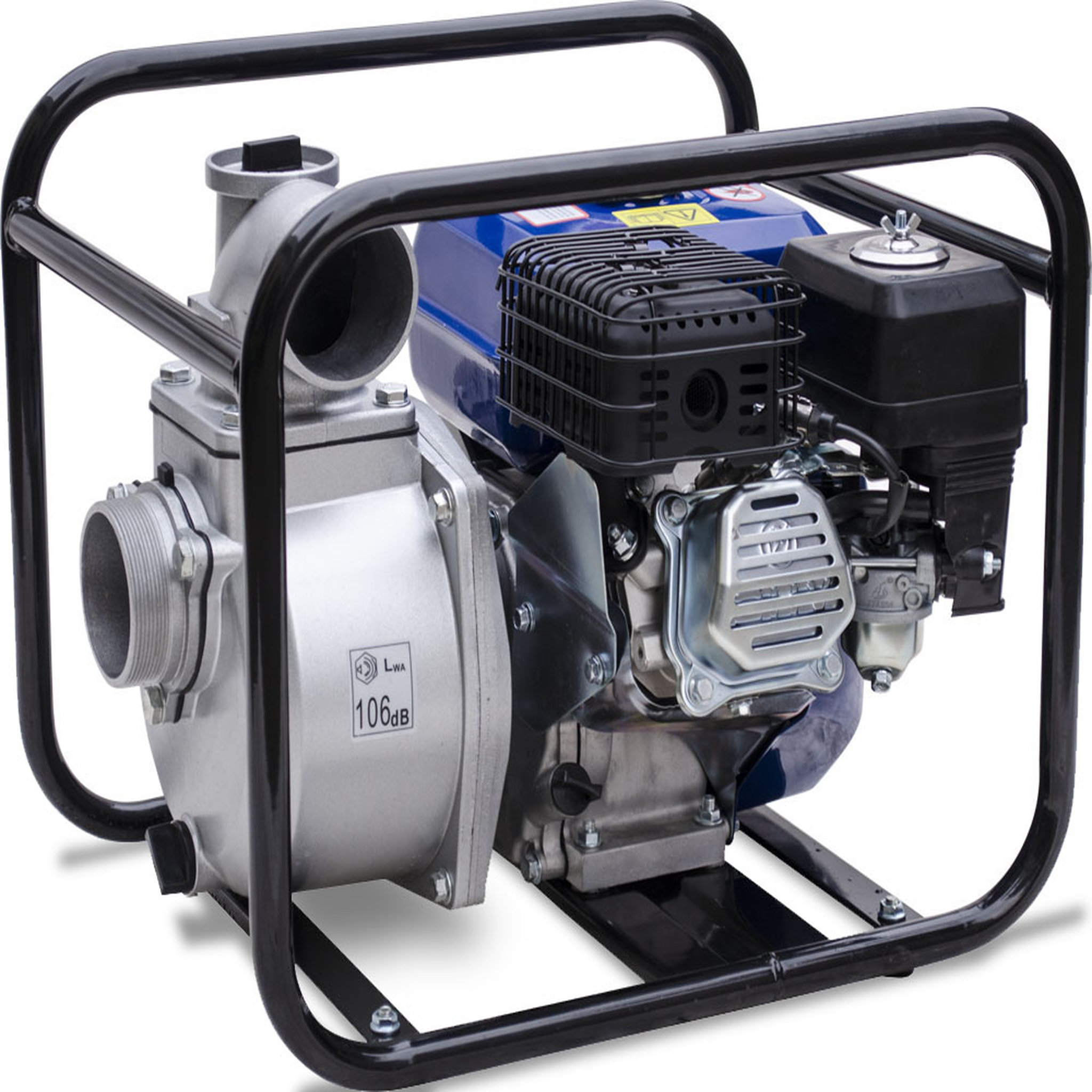 Voir la diapositive 1 : HYUNDAI Pompe à eau thermique 196 cm3 60m3/h