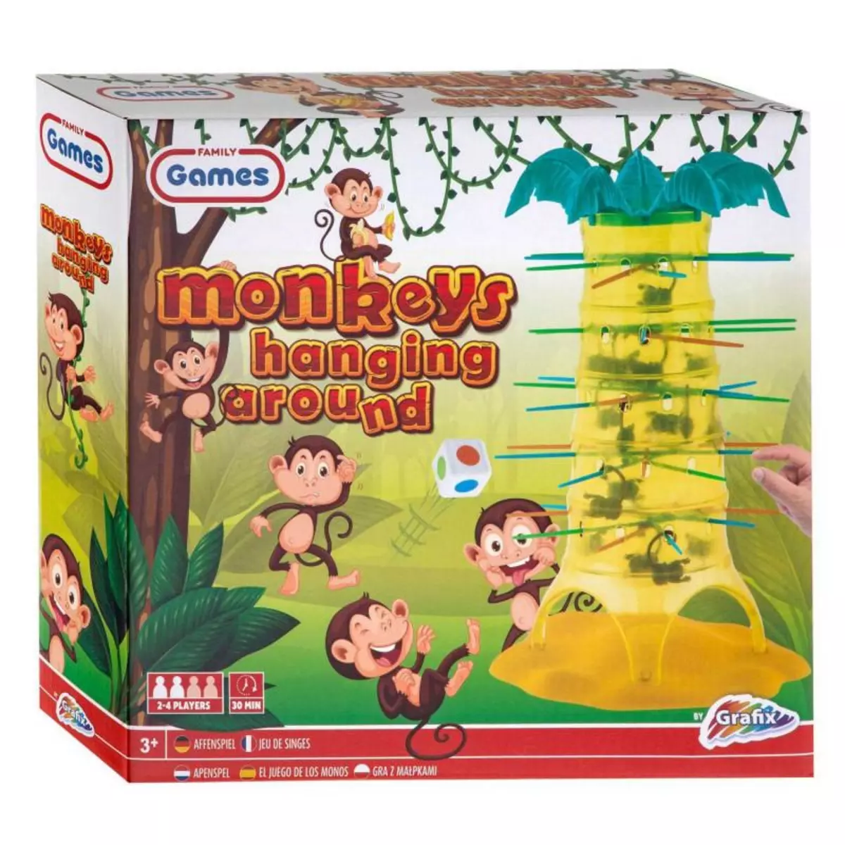 GRAFIX Grafix - Monkeys Hanging Around Child's Play 300043