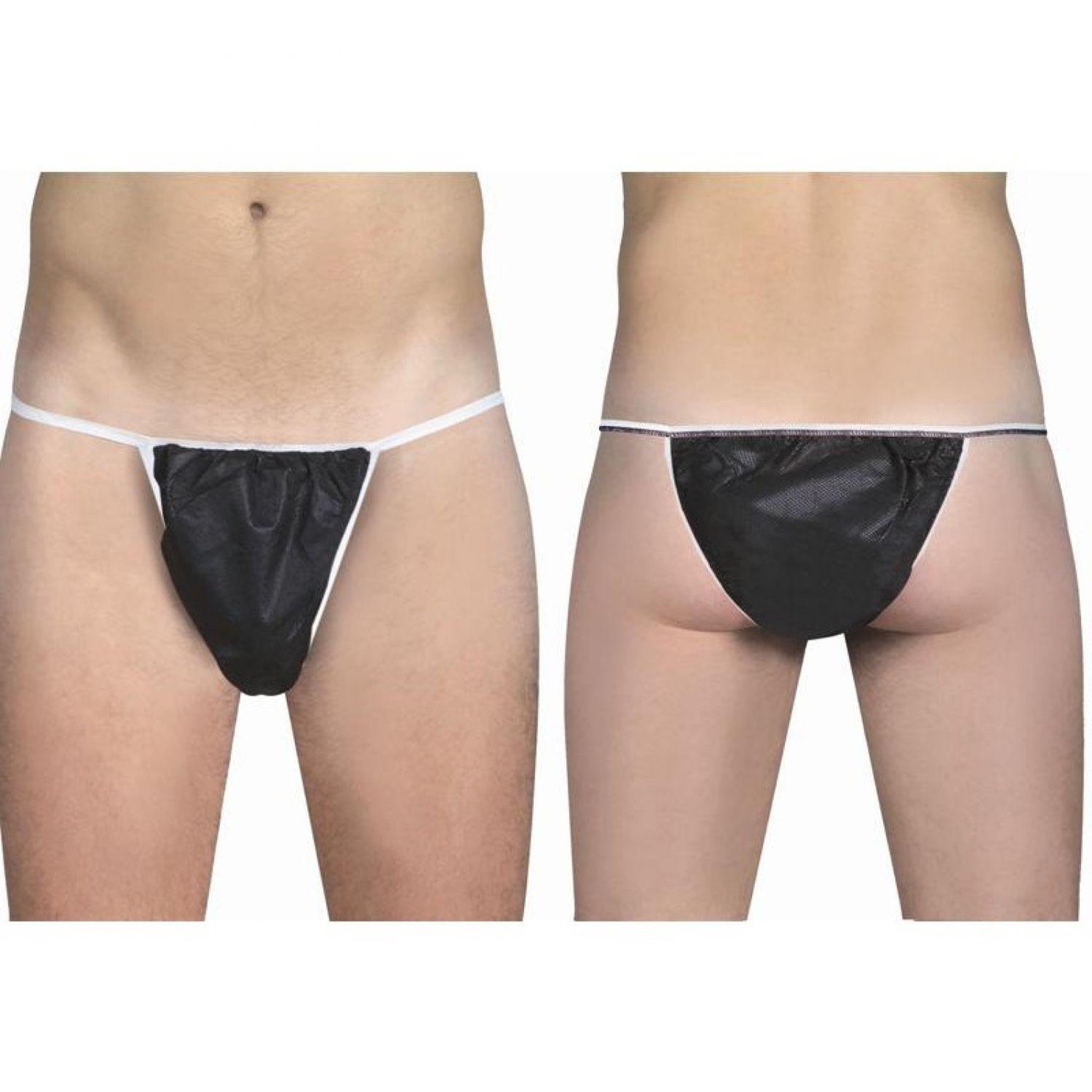 VIVEZEN Lot de 200 slips homme jetables