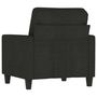 Voir la diapositive 5 : VIDAXL Fauteuil Noir 60 cm Tissu