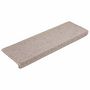 Voir la diapositive 2 : VIDAXL Tapis d'escalier 30 pcs 65x21x4 cm Taupe